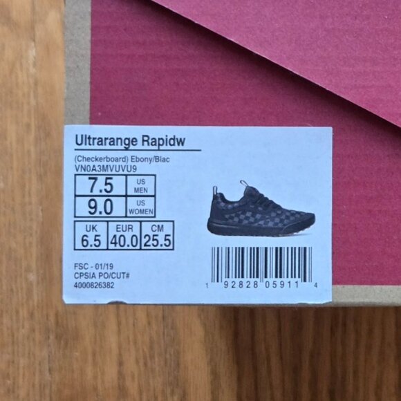 Vans UltraRange Rapidweld – Checkerboard Ebony/Black - Picture 7 of 8